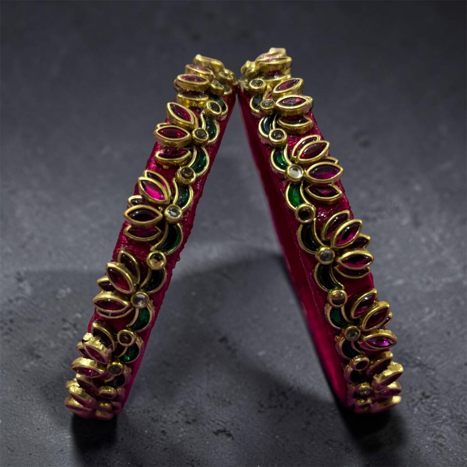 Oxidised Jhumka Bangle